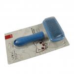 Steel Safe Dematting Pet Comb Brush Grooming Long Pin Self Cleaning For Cats for sale