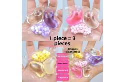 China Customized 3-in-1 Scented Laundry Capsules Fragrance For Washing Clothing supplier