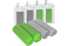 China Custom Logo Microfiber Cooling Towel Refreshing Sports Ice Cool Towel supplier
