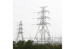 China 4 Legged 330kv Galvanized Angel Steel Lattice Transmission Tower supplier