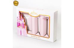 China Customized Printing 350gsm Nail Polish Cosmetic Packaging Box With Clear Window supplier