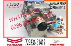 China Fuel Injection Pump 729236-51412 For Yanmar 3TNV88 Engine Injector Pump supplier
