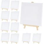 Small Canvas Painting Set For Beginners , Art Stretched Canvases Panels Pack With Easel for sale