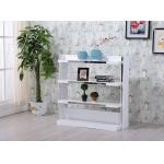 European Style 4 Tier Wooden Shelf / MDF 4 Shelf Storage Unit 1200mm Length for sale