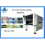 LED Lights Pick And Place Machine 450X300MM Double Rails 20 Heads 84 Feeders for sale