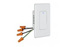 China Wall Mounted Smart Wireless Switch 10A For IOS / Android Devices supplier