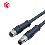 M8 2 3 4 5 pin Custom Waterproof Connector Aviation Metal Straight Head With Line for Automation Equipment Sensing for sale