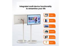 China Wireless Charging Android Interactive Screen Portable TV Mobile 350cd/m2 Brightness supplier