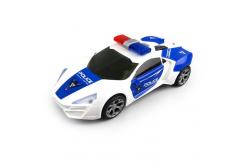 China OEM 360 Rotation Electric Police Car Vehicle LED Music Kids Educational Toys supplier