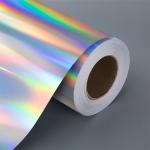 Pigment Dye Inkjet Label Material Waterproof 80mic PET Rainbow Self-adhesive Lable for sale