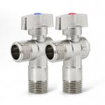 UK Type 2 Way Angle Valve 90 Degree Brass Half Inch Angle Valve for sale