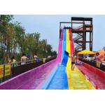 Excited Large Outdoor Rainbow Water Slide Weather Resistance for sale