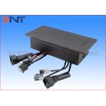 220V Square Desktop Pop Up Power Plug Zinc Alloy For Computer Supply