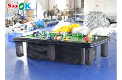 China Inflatable Yard Games Airtight Inflatable Snook Billiards Table Inflatable Sports Games supplier