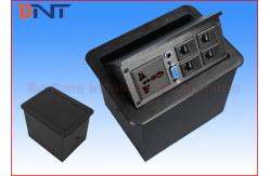 China Telephone Hidden Desktop Power Sockets , Office Furniture Table Pop Up Sockets supplier