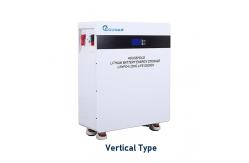 China 10kwh Home Battery Power , Vertical Domestic Batteries For Solar Power And Wind supplier