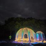 Transparent PC Dome House Aluminium Glamping Bubble Tent For Outdoor Camping for sale