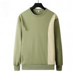 Windproof Cotton Blank Oversized Sweatshirts Crew Neck Regular Sleeve