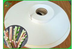 China 60gr 120gr Slitting Straw Paper Strip Roll Of Printed And Recycled supplier