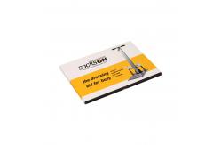 China 10.1 Inch Lcd Tft Flexible Video Invitation Cards Embossing printing supplier