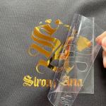Soft Feel Laser Cutting Metallic Heat Transfer Foil Like Finish Heat Transfer Logos For Sportswear for sale