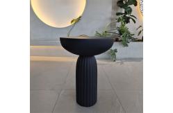 China GRC Concrete Table Sets Modern Cement Dining Table Set Customized supplier