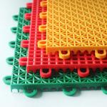 No Smell Indoor Sports Flooring Removable Interlocking Rubber Mats for sale