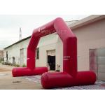 High Strength Red Custom Inflatable Arch CE / UL Air Blower Easy Operation for sale