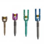 Titanium 5.5mm Double Threaded Pedicle Screws Insert Spine Fixation Device for sale