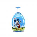 Child 3D Cartoon Trolley School Backpack With Wheels for sale