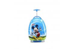 China Child 3D Cartoon Trolley School Backpack With Wheels supplier