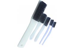 China 5pcs Wire Scratch Brush Stainless Steel Bristles With Handle Rust Removal supplier