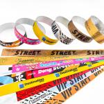 Eye-Catching Glitter Holographic Party Wristbands with Personalized Logo