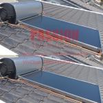 Rooftop Pressurized Flat Panel Solar Water Heater Blue Film Flat Plate Solar Collector for sale