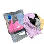 Wiping Used Rags Oil and water absorbency T shirt rags cotton fabric cleaning wiper rags for cleaning for sale