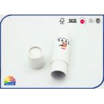 Customized Logo Matte Lamination 4C Printed Paper Packaging Tube Embossing