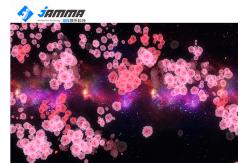 China Romantic Restaurant Interactive Magical 3d Floor , 220V Interactive Light Floor supplier