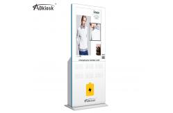 China LiPo Battery LCD Charging Kiosk 5000mah Power Bank ABS With 24 Slots supplier