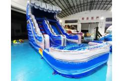 China 1000D Playground Inflatable Water Slide Customized Size supplier