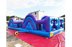 China Backyard Pirate Ship Bounce House Inflatables Obstacle Course supplier