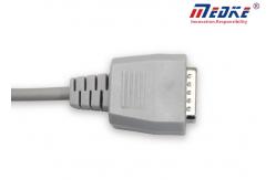 China TPU Jacket Nihon Kohden CE 10 Lead BD-615E 12 Lead Ecg Cables supplier