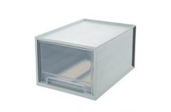 China PP Sterilite 3 Drawer Medium Countertop Unit White With Drawers Clear supplier
