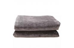 China Polyester Fleece Oversized Heated Throw Blanket Flannel Electric Blanket supplier