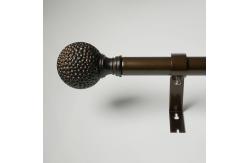China 0.6m Single Bracket Nickel Extend Adjustable Curtain Rod supplier
