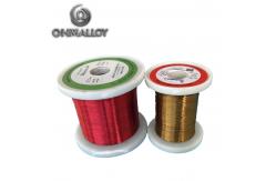 China Enameled Copper Based Alloys Lacquered Resistance With Hydrogen Annealing Treatment supplier