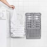 Washable Practical Wall Mounted Hamper , Sonsill Portable Hanging Laundry Baskets