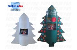 China Christmas Tree Shaped Auto Pop Up Merchandising Shelf supplier