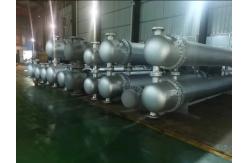 China Customized Titanium Heat Exchangers for Chemical Energy Storage Double Tube Structure supplier