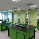 Commercial Folding Door Movable Sound Proof Office Partition Walls Melamine Surface for sale