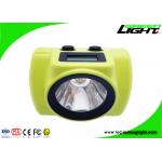 IP68 Waterproof Mining Hard Hat Led Lights With Silicone All In Molding Button